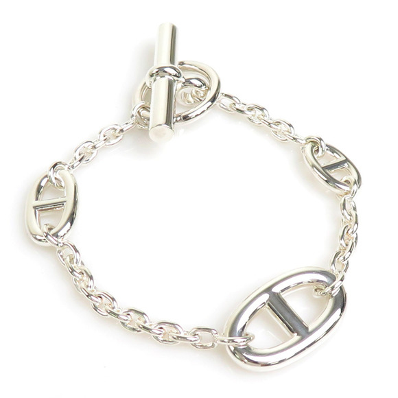 HERMES Jewelry - Hermes HERMES Bracelet Chaine d'Ancle Farandole Silver 925 Women's
